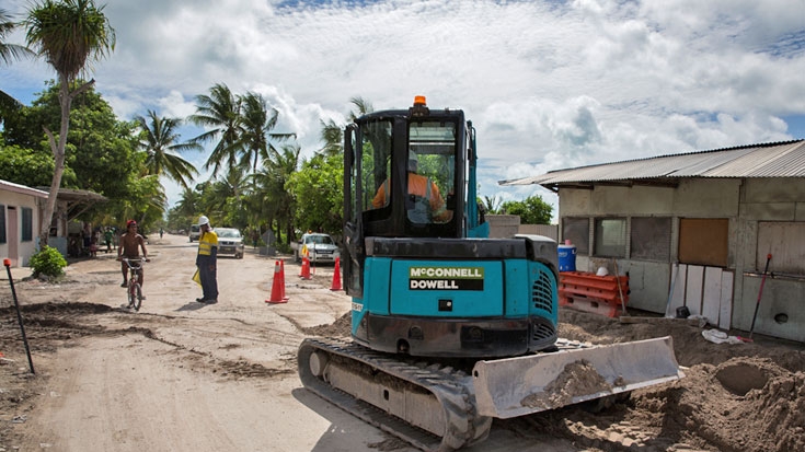 Rehabilitating Kiribati’s Main Road Network